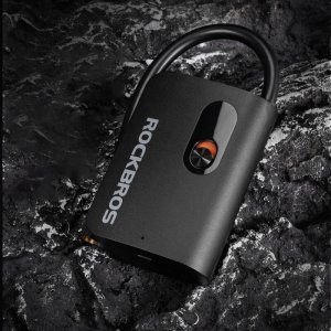 RockBros Pompka akumulatorowa Rockbros L1 Mini 70 psi kompresor długość węża 200 mm Schrader - czarna 3