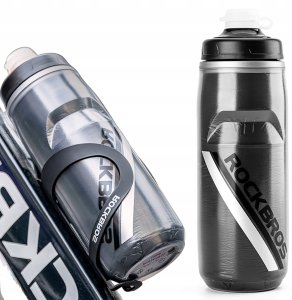 RockBros Bidon termiczny Rockbros rowerowy 620 ml bez BPA - gradient czarny 2