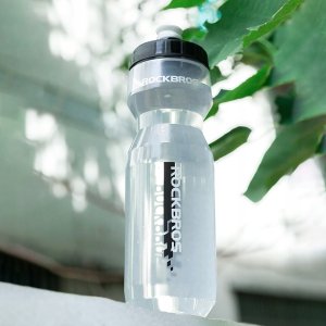 RockBros Bidon rowerowy Rockbros 750 ml - przezroczysty z czarnym ustnikiem 2