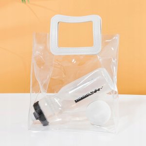 RockBros Bidon rowerowy Rockbros 750 ml - przezroczysty z czarnym ustnikiem 3