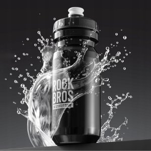 RockBros Bidon rowerowy Rockbros 600 ml - czarny 4