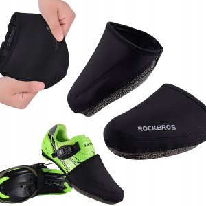 RockBros Noski na buty Rockbros LF1030 wiatroodporne docieplające 36-42 cm  - czarne 2