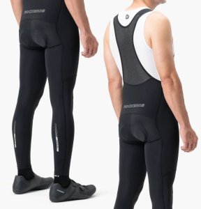 RockBros Spodnie rowerowe z szelkami Rockbros 200021 długie z wkładką Rozmiar XXL - czarne 2