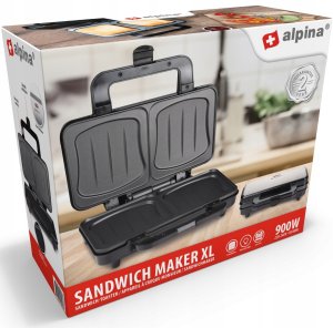 Opiekacz Alpina Opiekacz do kanapek XL ALPINA 900w czarny 8