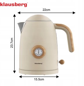 Czajnik Klausberg Czajnik elektryczny 1,7L Z TERMOMETREM Klausberg KB-9020 5