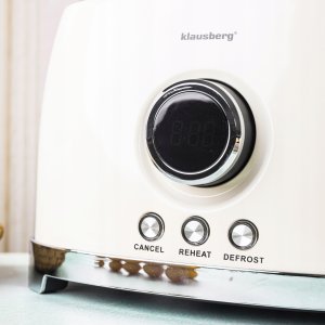 Toster Klausberg TOSTER OPIEKACZ NA 2 KROMKI WYŚWIETLACZ LED KLAUSBERG KB-9026 RETRO 9