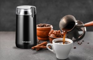 Młynek do kawy Orava KM-803 młynek do kawy 180 W nóż ze stali nierdzewnej objem 45g zabezpieczenie czarny 2