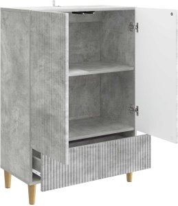 vidaXL vidaXL Bufet Betonowy szary 66 x 34,5 x 95 cm Drewno inżynieryjne 2