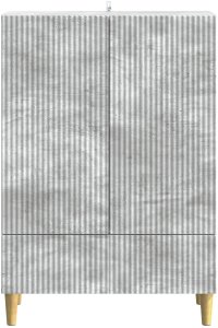 vidaXL vidaXL Bufet Betonowy szary 66 x 34,5 x 95 cm Drewno inżynieryjne 3