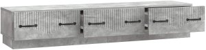 vidaXL vidaXL Szafka pod telewizor Betonowy szary 147 x 34,5 x 27 cm 3