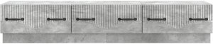 vidaXL vidaXL Szafka pod telewizor Betonowy szary 147 x 34,5 x 27 cm 4