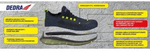 Dedra Półbuty bezpieczne m82av sport, rozm.40, kat.s1 src kompozyt 4