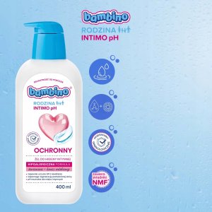 Eurobio Lab BAMBINO_Rodzina Intimo PH ochronny żel do higieny intymnej 400ml 4