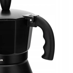 Kawiarka Altom Kawiarka aluminiowa zaparzacz do kawy czarny na 3 filiżanki 150ml 5