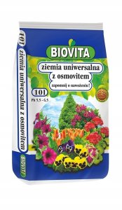 Biovita ziemia uniwersalna z Osmovitem ph 5,5-6,5 10L 2
