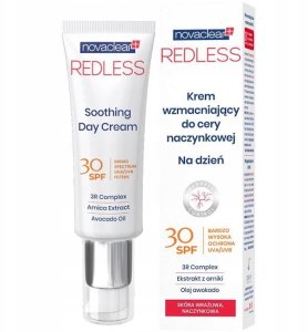 Novaclear Novaclear Redless SPF 30 Krem wzmacniający do cery naczynkowej na dzień 50ml 2