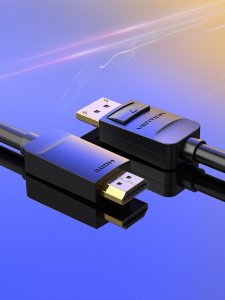 Vention CABLE DP TO HDMI 2M/BLACK HADBH VENTION HADBH (6922794733343) 2