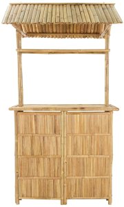 Garden4You Stół barowy na zewnątrz Naturalny 115 x 95 x 214 cm Bambus 3