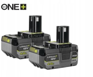 Ryobi 201805 RYOBI 2 akumulatory 4.0Ah Lithium+ 18V ONE+ RB1840X2 2