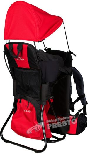 Fjord Nansen Nosidełko turystyczne Silda Fjord Nansen czarno-czerwone (327171) 3