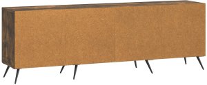 vidaXL vidaXL Szafka pod telewizor Dąb wędzony 150 x 31 x 50 cm 6