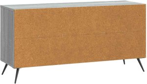 vidaXL vidaXL Szafka pod telewizor z szufladą Szary Sonoma 102 x 34,5 x 50 cm 6