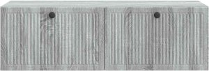 vidaXL vidaXL Szafka RTV montowana na ścianie Szary Sonoma 98 x 41 x 30 cm 4