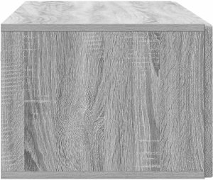 vidaXL vidaXL Szafka RTV montowana na ścianie Szary Sonoma 98 x 41 x 30 cm 5