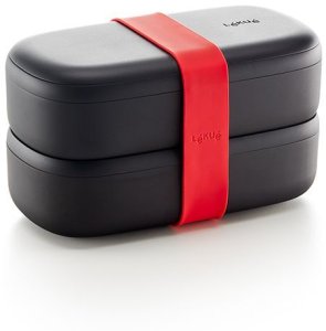 Lekue Pojemnik na lunch To Go zestaw - Black 4