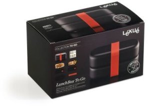 Lekue Pojemnik na lunch To Go zestaw - Black 9