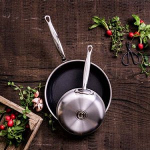 Patelnia Greenpan GreenPan Premiere Frying Pan Set 2-piece,20+28cm Stainless Steel 2