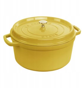 STAUB Staub La Cocotte 26cm Round, Citron, Cast Iron 2