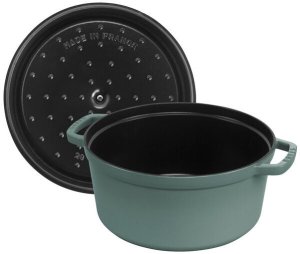 STAUB Staub La Cocotte 24cm round Eukaliptus Cast Iron 3