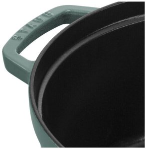 STAUB Staub La Cocotte 24cm round Eukaliptus Cast Iron 5