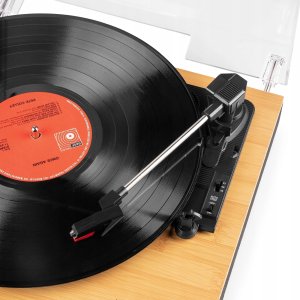 Gramofon Audizio Gramofon z głośnikami i BT Tupelo jasne drewno Audizio one size 11