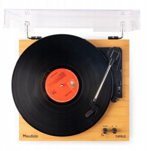Gramofon Audizio Gramofon z głośnikami i BT Tupelo jasne drewno Audizio one size 12