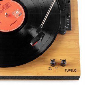 Gramofon Audizio Gramofon z głośnikami i BT Tupelo jasne drewno Audizio one size 10