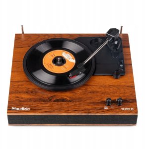 Gramofon Audizio Gramofon z głośnikami i BT Tupelo ciemne drewno Audizio one size 8