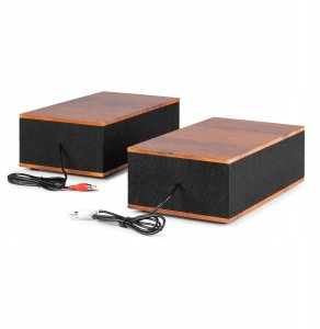 Gramofon Audizio Gramofon z głośnikami i BT Tupelo ciemne drewno Audizio one size 10