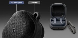 Samsung Etui Samsung Spigen Urban Fit do Galaxy Buds4 / Buds4 Pro czarny 5
