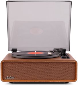 Gramofon Audizio Gramofon HIFI BT Laredo brązowy Audizio one size 7