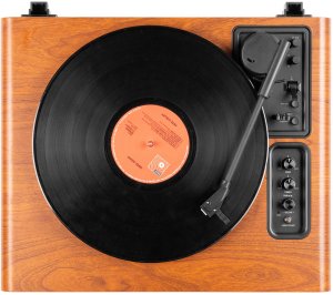 Gramofon Audizio Gramofon HIFI BT Laredo ciemnobrązowy Audizio one size 16