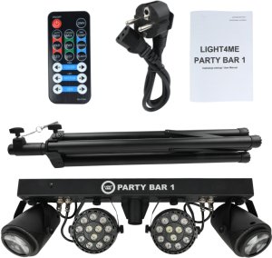 Lampa studyjna LIGHT4ME Multiefekt świetlny PARTY BAR 1 par kwiatek 9