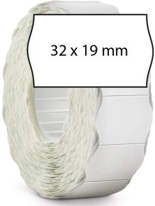 Acana Etiket Meto 32x19mm biały permanent 1000stk/rul 10rul/pak - (10 stk.) 2