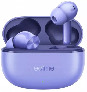 Słuchawki Borofone Słuchawki bezprzewodowe douszne Realme Buds T200 Lite AI ENC Fioletowy 2
