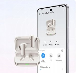 Słuchawki Realme Słuchawki bezprzewodowe douszne Buds Air 7 Pro ANC Zielony Green 12
