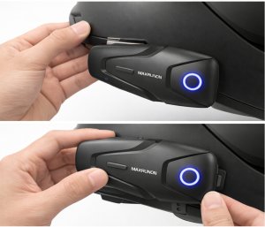 Farrot interkom motocyklowy buletooth 5.3 anc 100 km/h do 2 osób 500 m radio fm do kasku 12