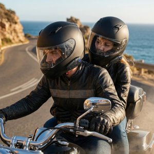 Farrot interkom motocyklowy buletooth 5.3 anc 100 km/h do 2 osób 500 m radio fm do kasku 14