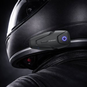 Farrot interkom motocyklowy buletooth 5.3 anc 100 km/h do 2 osób 500 m radio fm do kasku 9