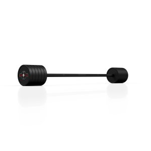 Marbo Sport Sztanga prosta gumowana 55 kg MARBO SPORT czarny mat 3